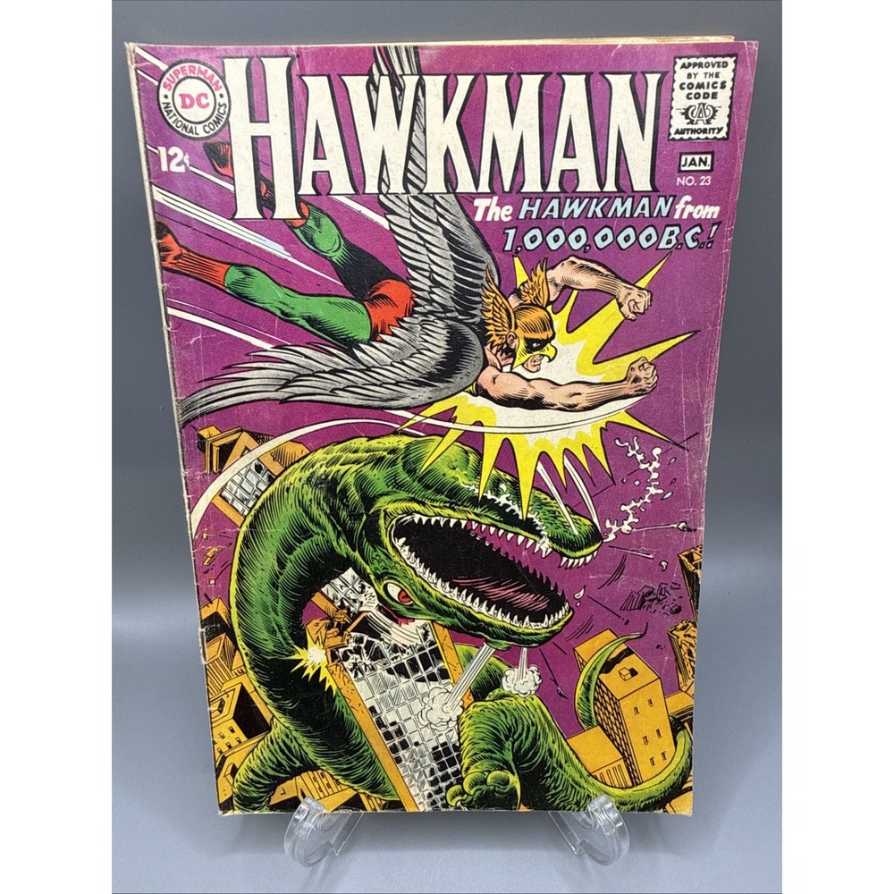 HAWKMAN #23: "The Hawmkman from 1,000,000 BC!" DC Comics 1967 VG